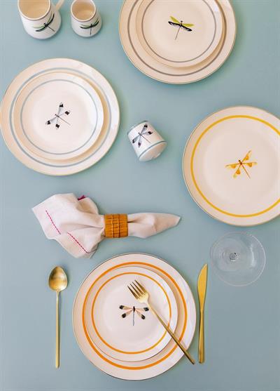 The Mia Dragonfly Servis Tabağı 6 Kişilik