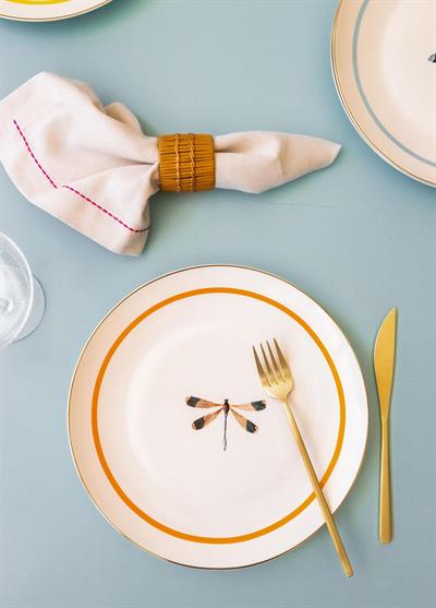 The Mia Dragonfly Servis Tabağı 6 Kişilik