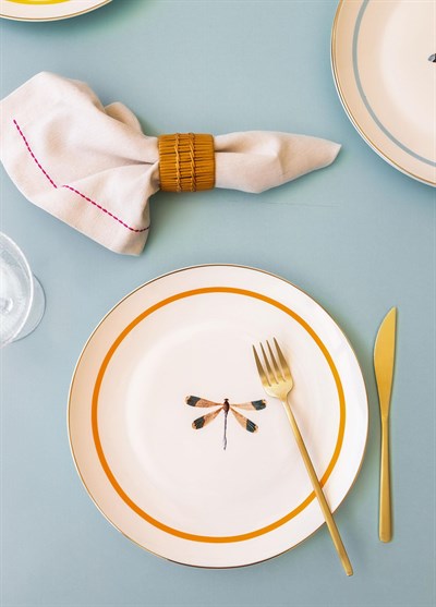 The Mia Dragonfly Servis Tabağı 6 Kişilik