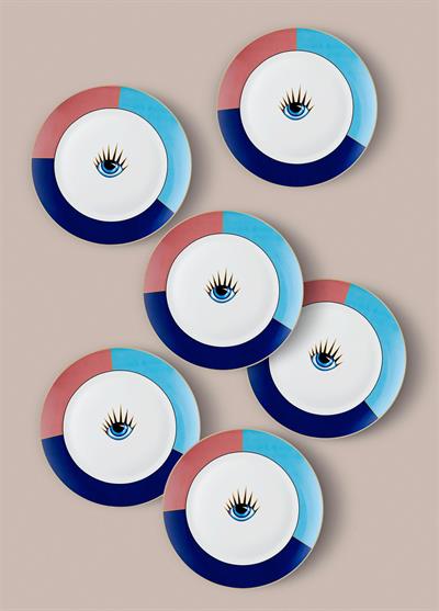 The Mia Eye Servis Tabağı 6 Kişilik