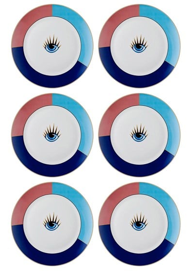 The Mia Eye Servis Tabağı 6 Kişilik