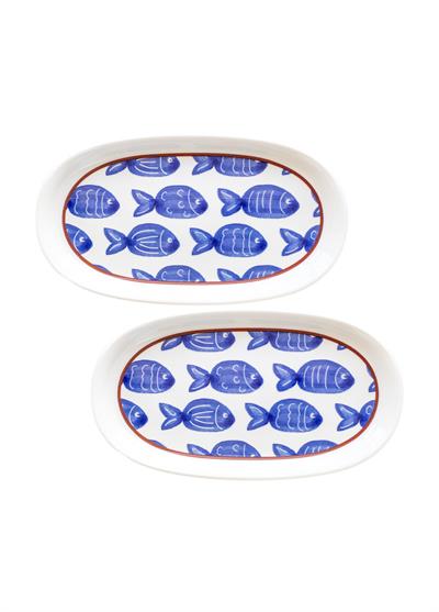 The Mia Fish Oval Servis 2li 26 cm