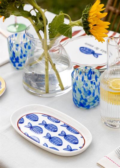 The Mia Fish Oval Servis 2li 26 cm