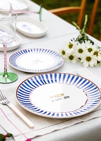 The Mia Fish Servis Tabağı 6lı Set 26 cm