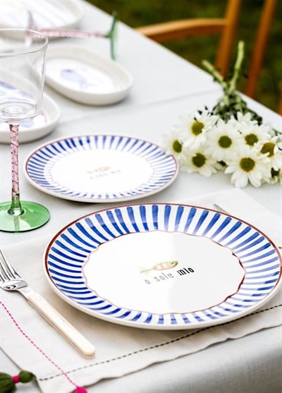 The Mia Fish Servis Tabağı 6lı Set 26 cm