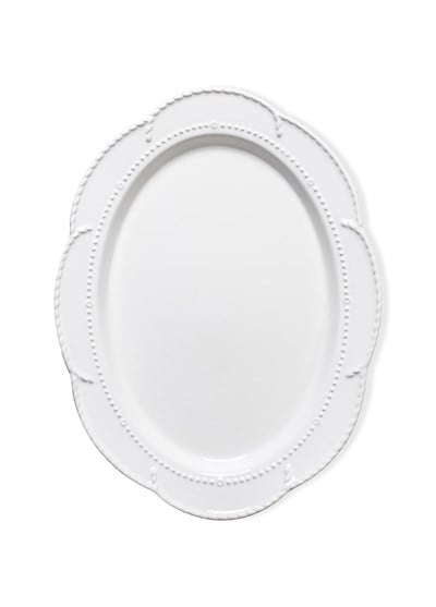The Mia Grande Servis Tabağı Beyaz 41x31 cm GRD0012