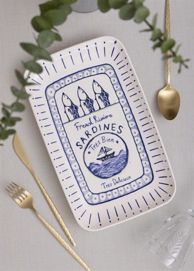 The Mia Italian Summer Dikdörtgen Servis Tabağı 31x20 cm