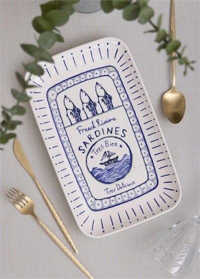 The Mia Italian Summer Dikdörtgen Servis Tabağı 31x20 cm