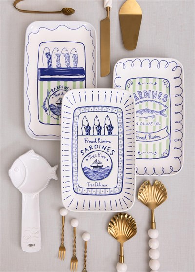 The Mia Italian Summer Dikdörtgen Servis Tabağı 31x20 cm