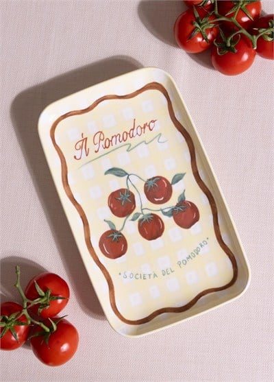 The Mia Italian Summer Dikdörtgen Servis Tabağı 31x20 cm