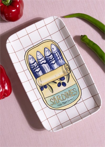 The Mia Italian Summer Dikdörtgen Servis Tabağı 31x20 cm