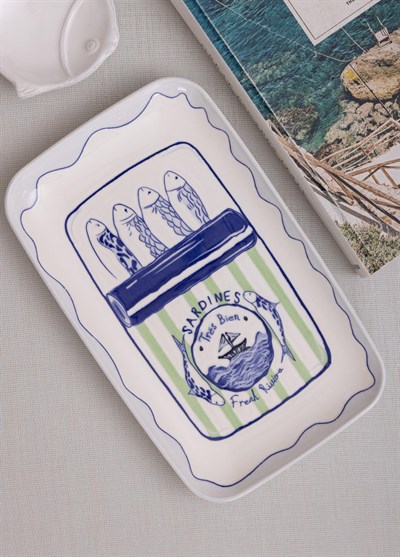 The Mia Italian Summer Dikdörtgen Servis Tabağı 31x20 cm
