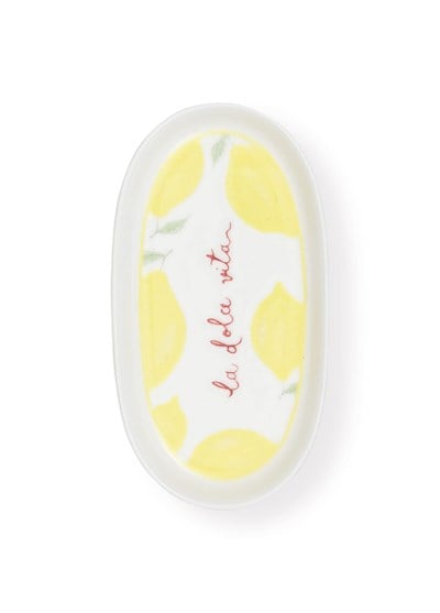 The Mia Italian Summer Oval Servis Tabağı 4lü 17 cm