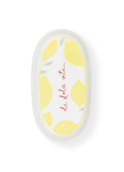 The Mia Italian Summer Oval Servis Tabağı 4lü 17 cm