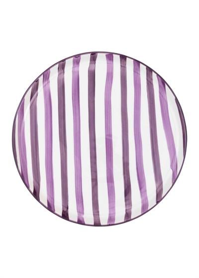 The Mia Joy Servis Tabağı Mor 30 cm