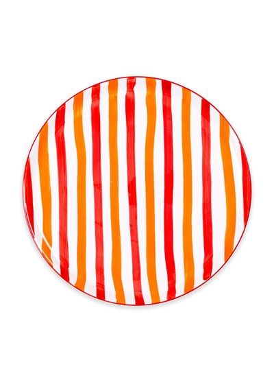 The Mia Joy Servis Tabağı Kırmızı 30 cm