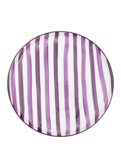 The Mia Joy Servis Tabağı Mor 30 cm