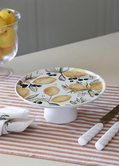 The Mia Limoncello Ayaklı Servis Tabağı 26 cm