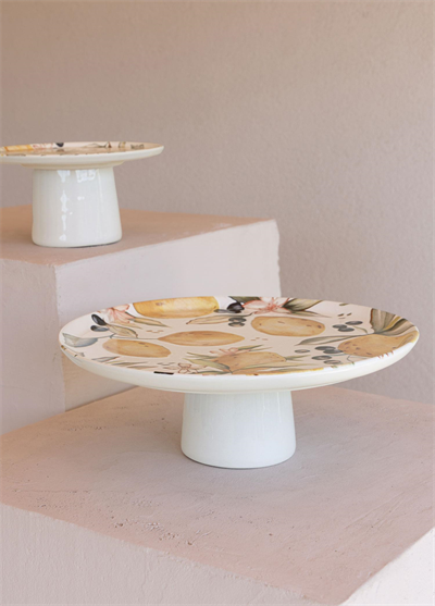 The Mia Limoncello Ayaklı Servis Tabağı 30 cm