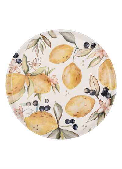 The Mia Limoncello Ayaklı Servis Tabağı 30 cm