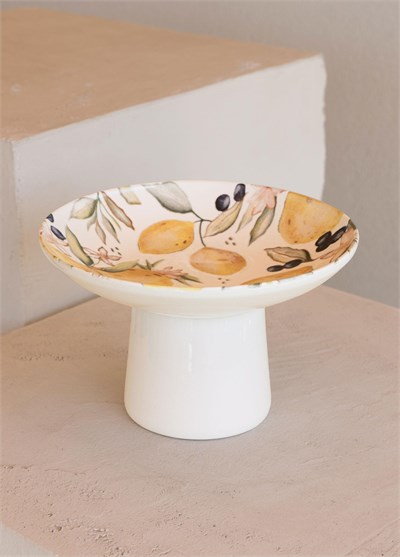 The Mia Limoncello Ayaklı Servis Tabağı 20x10 cm