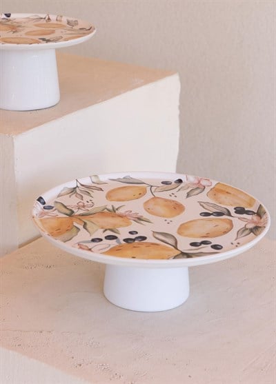 The Mia Limoncello Ayaklı Servis Tabağı 30 cm