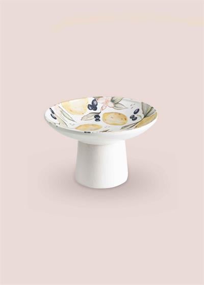 The Mia Limoncello Ayaklı Servis Tabağı 20 cm