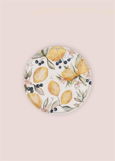 The Mia Limoncello Ayaklı Servis Tabağı 19 cm