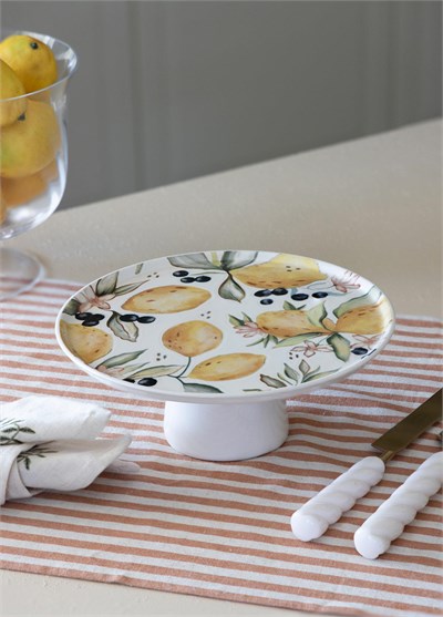 The Mia Limoncello Ayaklı Servis Tabağı 26 cm