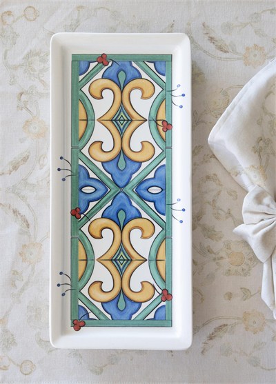 The Mia Limoncello Dikdörtgen Servis Tabağı 35 x 16 cm