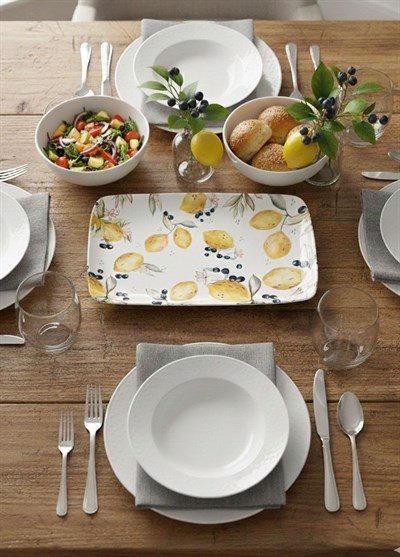 The Mia Limoncello Dikdörtgen Servis 33x21 cm LMN025