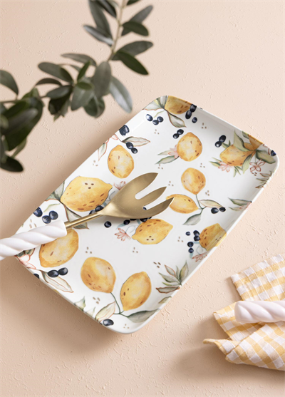 The Mia Limoncello Dikdörtgen Servis 35x16 cm LMN021