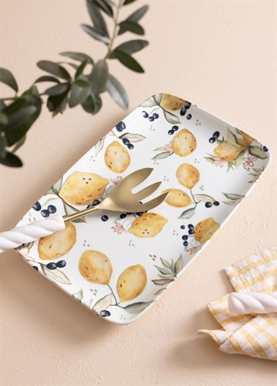The Mia Limoncello Dikdörtgen Servis 33x21 cm LMN025