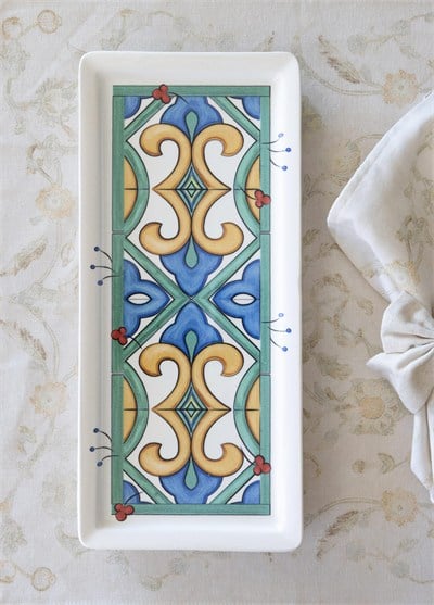 The Mia Limoncello Dikdörtgen Servis Tabağı 35 x 16 cm