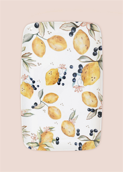 The Mia Limoncello Dikdörtgen Servis 35x16 cm LMN021