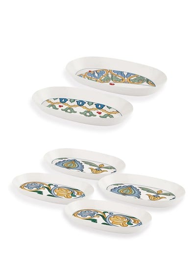 The Mia Limoncello Oval Servis Takımı 6 Parça