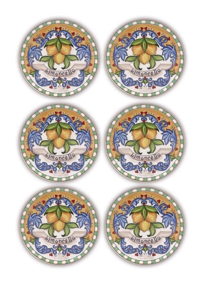 The Mia Limoncello Servis Tabağı 30 cm 6 Kişilik 