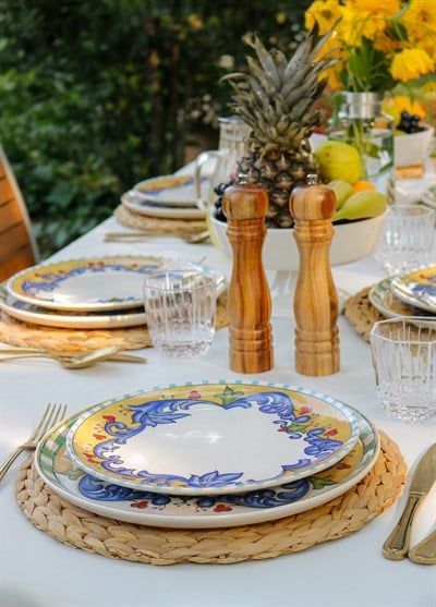 The Mia Limoncello Servis Tabağı 6lı Set 26 cm