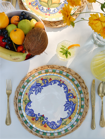 The Mia Limoncello Servis Tabağı 6lı Set 26 cm