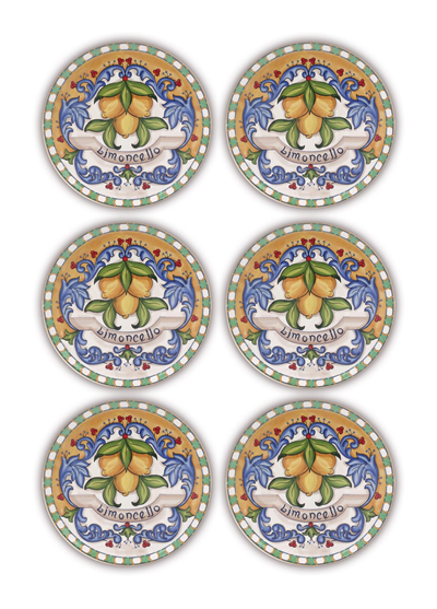 The Mia Limoncello Servis Tabağı 30 cm 6 Kişilik 