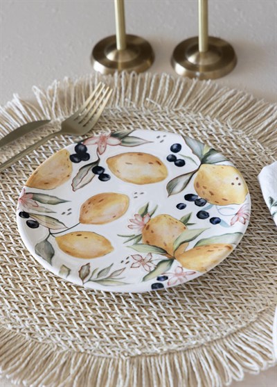 The Mia Limoncello Servis Tabağı 6lı Set 26 cm LMN013