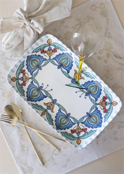 The Mia Limoncello Servis Tabağı 31x20 cm