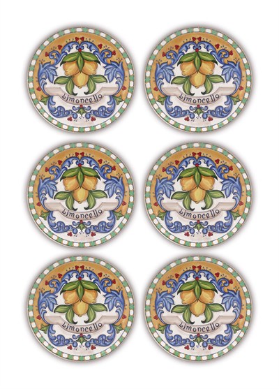 The Mia Limoncello Servis Tabağı 30 cm 6 Kişilik 