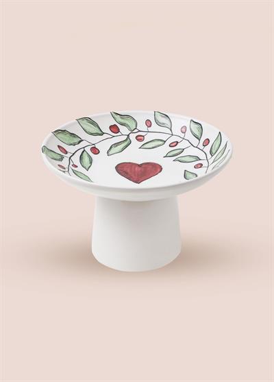 The Mia Luv Ayaklı Servis Tabağı 20 cm