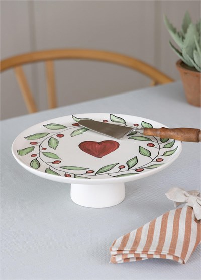 The Mia Luv Ayaklı Servis Tabağı 10x30 cm