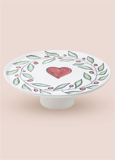 The Mia Luv Ayaklı Servis Tabağı 30x10 cm