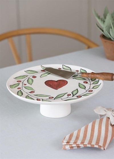 The Mia Luv Ayaklı Servis Tabağı 10x30 cm