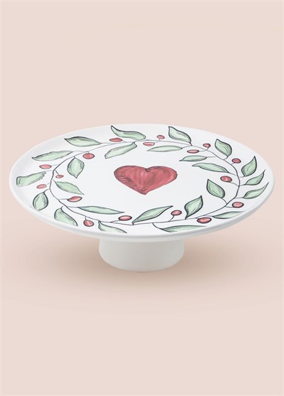 The Mia Luv Ayaklı Servis Tabağı 10x30 cm