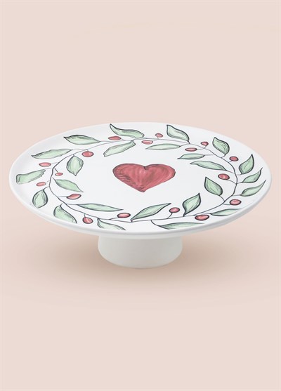 The Mia Luv Ayaklı Servis Tabağı 10x30 cm