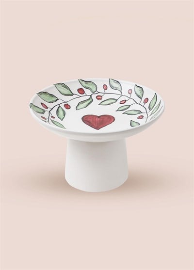 The Mia Luv Ayaklı Servis Tabağı 20 cm